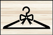 50 Clothes Hanger Silhouette Bundle, an Illustration by yasushie (Thumbnail 4 of 4)