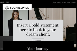Squarespace - Noir Luxe