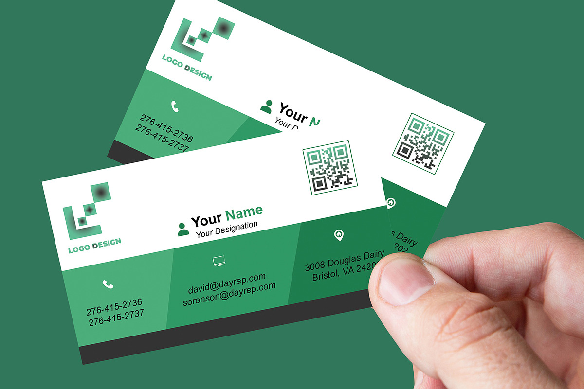 Minimal Realtor Card PSD preview 3