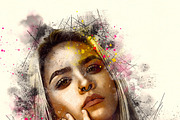 Sketch Art Photo Effect Mockup PSD, a Brushes & More by zahidhossainalif (Thumbnail 18 of 18)
