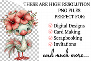 Whimsical Summer Flamingo Clipart PN, an Illustration by Daily.Designs (Thumbnail 2 of 8)