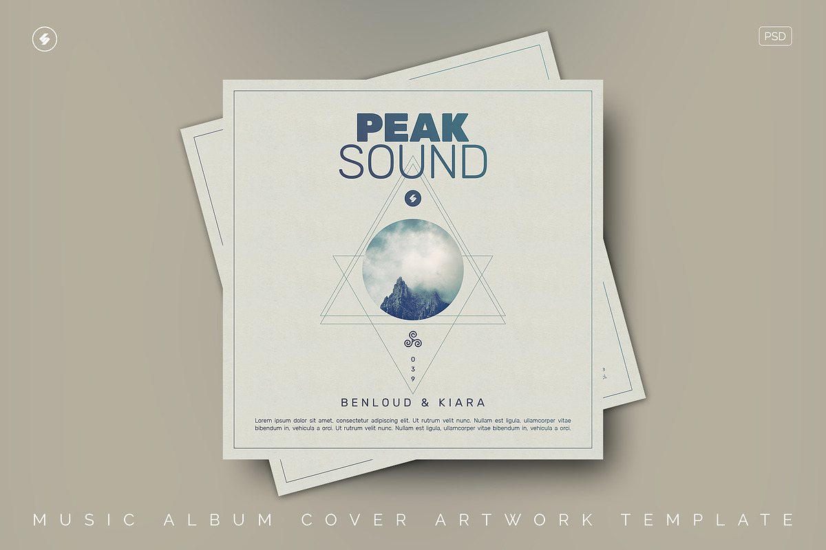 Peak Sound – Album Cover Template, a Social Media Template by pixelsao (Photo 1 of 2)