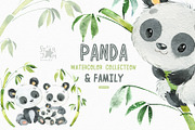 Panda & Family Collection, an Animal Illustration by StarJam (Thumbnail 1 of 6)