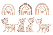 Leopard, Cheetah, rainbow boho, an Illustration by Lolytop Studio (Thumbnail 2 of 4)