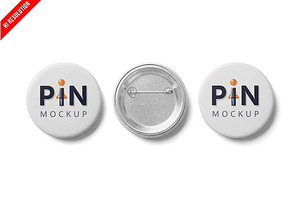Pin Badge Surface PSD, an iPad Mockup by Bruno's Shop