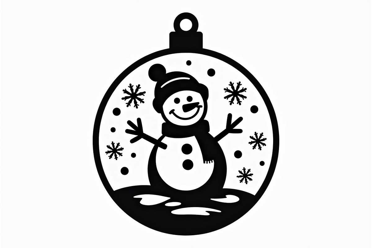 Christmas Ornament Laser Cut Bundle, a Graphic by Creativeshirt (Photo 15 of 16)