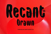 CS Recant Drawn, a Sans Serif Font by Craft Supply Co. (Thumbnail 1 of 8)