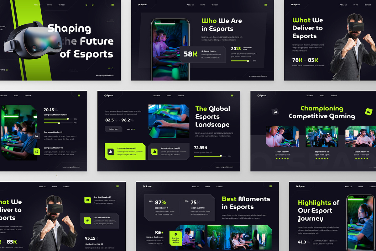 Esport Gaming Era Google Slides, a Presentation Template by MtvtdArt (Photo 2 of 6)