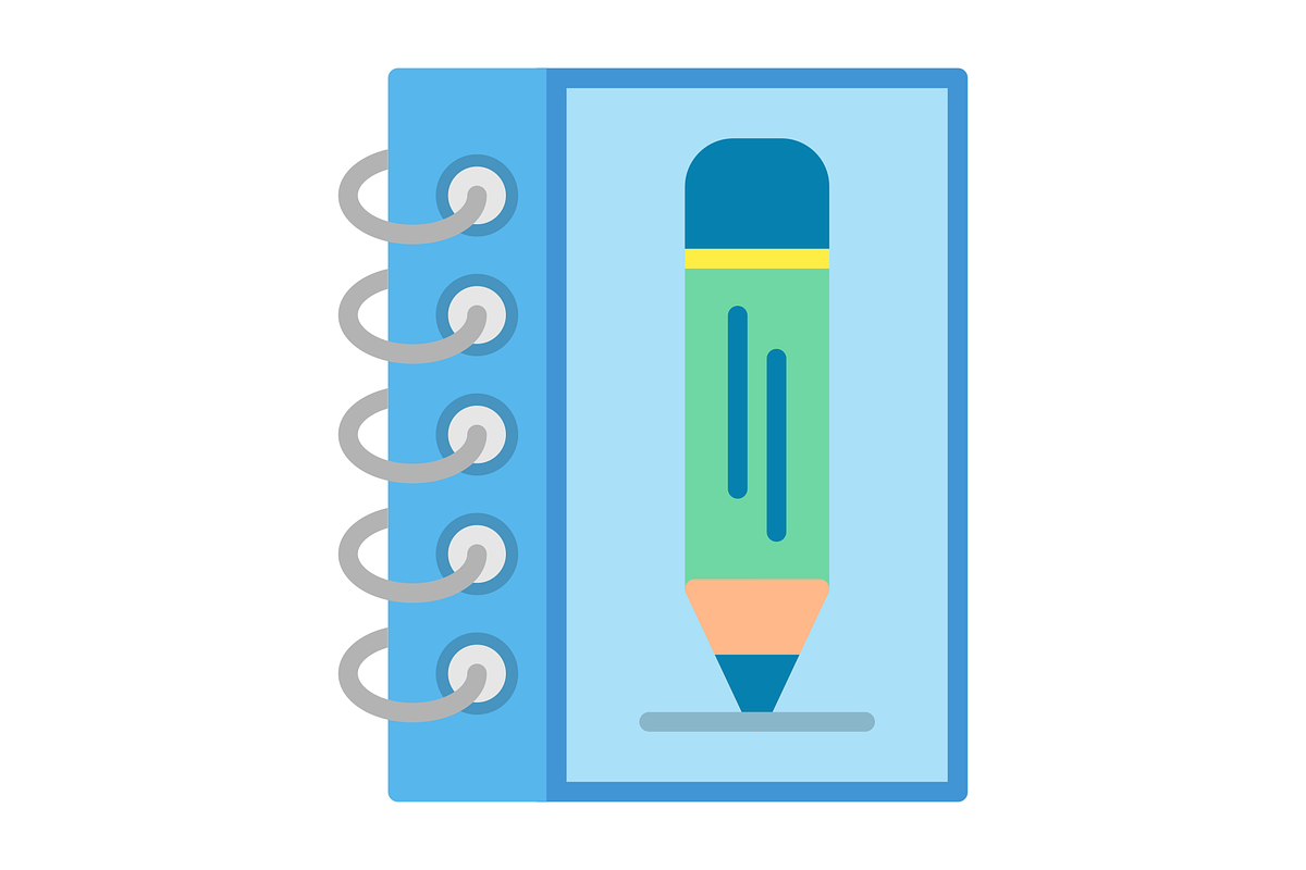 Sketchbook Flat Icon, an Icon by Pexelpy (Photo 2 of 2)
