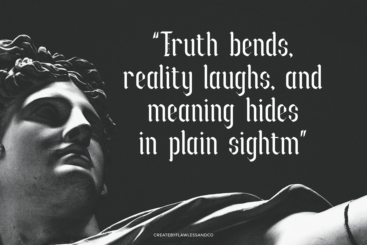 Blackmist - Blackletter Font, a Blackletter Font by Flawless And Co (Photo 6 of 10)