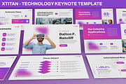 Xtitan - Technology Keynote, a Presentation Template by SlideFactory (Thumbnail 1 of 4)