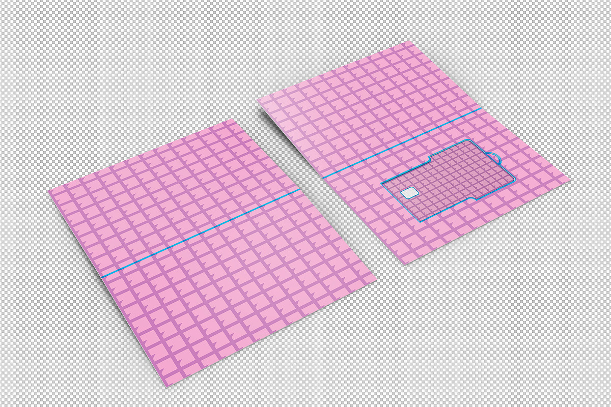 3d Credit Card in Folder Mockup, a Merchandise Mockup by The Rose Project (Photo 4 of 4)