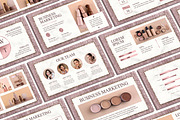 Beauty Rose Gold Powerpoint Template, a Presentation Template by SKY CREATION (Thumbnail 1 of 6)