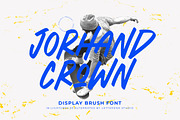 Jorhand Crown Display Brush Font, a Script Font by Letterena Studios Script (Thumbnail 1 of 20)