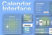 Modern Calendar Interface, a Social Media Template by Loin Studio (Thumbnail 3 of 3)