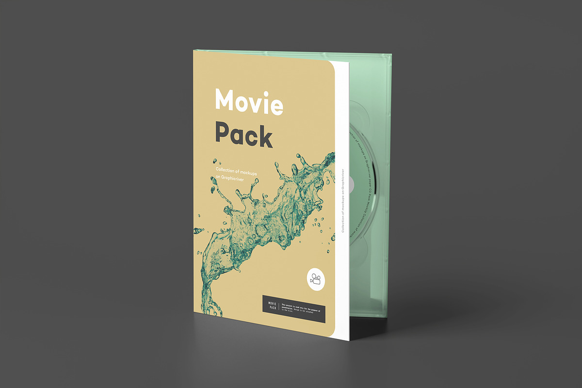 Movie Pack Mockup 1, a Packaging Mockup by Yogurt86 (Photo 9 of 16)