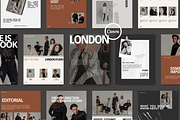 CANVA London Bold Social Media Posts, a Social Media Template by thebusinessoutfit (Thumbnail 1 of 16)