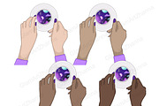 Galaxy Clipart, an Object Illustration by GlamArtZhanna (Thumbnail 8 of 8)