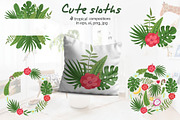 Sloths and tropical plants, an Object Graphic by Nafanya (Thumbnail 4 of 10)