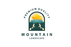 Landscape logo nature adventure, a Branding & Logo Template by Maylianaw28