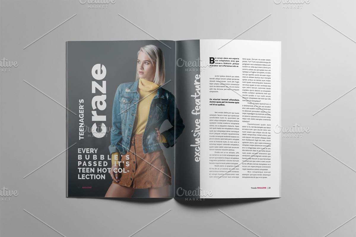 Winter Special Magazine Layout
