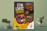 Steak Lovers Paradise Flyer Template, a Flyer Template by Boostock (Thumbnail 3 of 5)