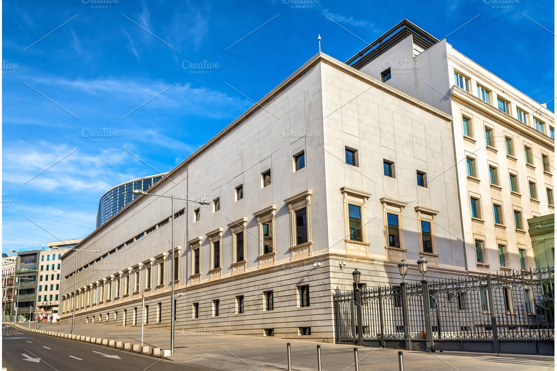 Congress of deputies in madrid spain stock photo containing madrid and spain, an Architecture Photo by Leonid Andronov