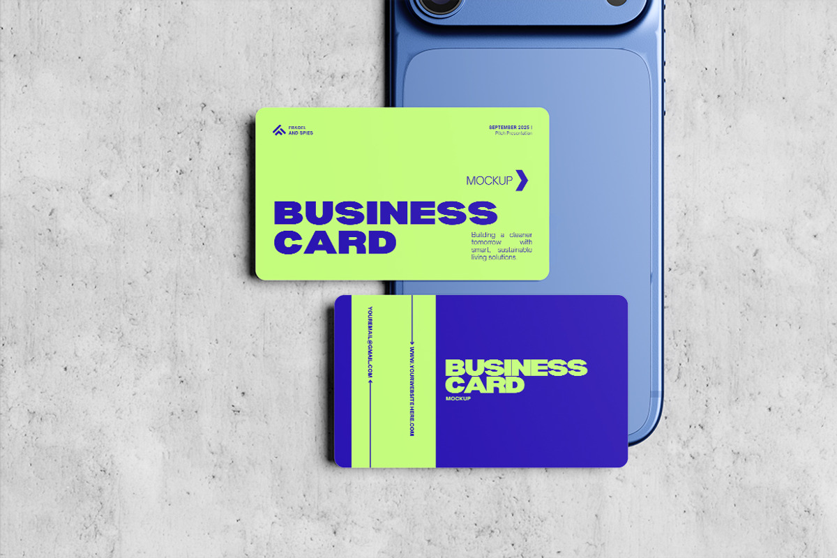 Business Card Mockup, a Merchandise Mockup by HanaSaka_Studio (Photo 3 of 5)