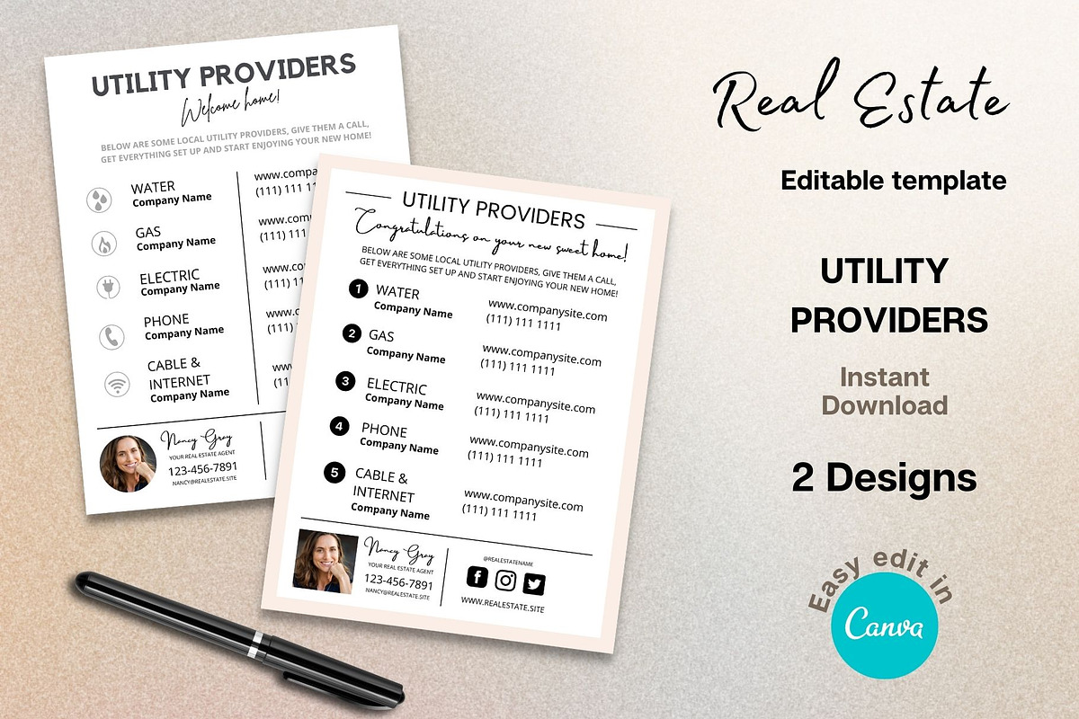 Real Estate Marketing Template, a Flyer Template by MediaKitTemplates (Photo 1 of 7)