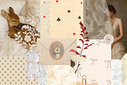 4 in 1: Romantic Archive Bundle, a Texture Graphic by Lidberia (Thumbnail 6 of 9)