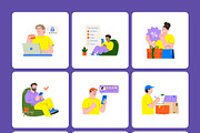100 E-Commerce Flat Illustrations, a Person Illustration by Brickclay (Thumbnail 12 of 13)