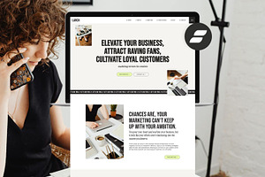 Showit Website Template for Coaches, a Landing Page Template by Aspen Creative Studio