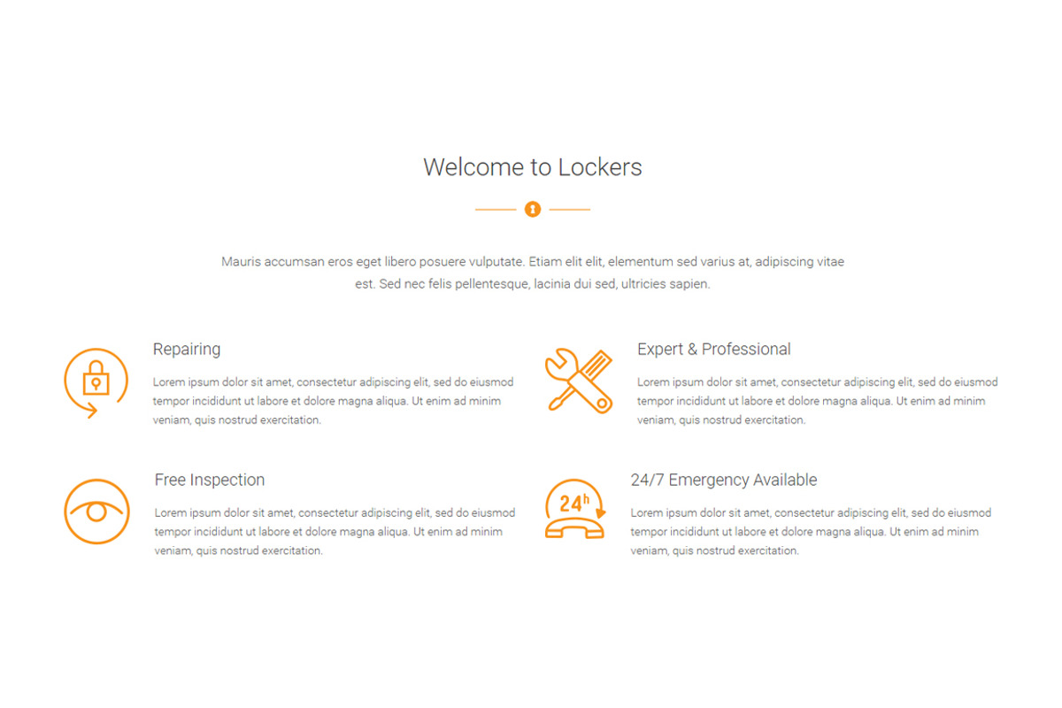 Locksmith-Business Website Template, a Websites & App Template by oLanding (Photo 7 of 8)