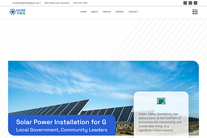 Solar Framer Template, a Websites & App Template by HaithamSimas