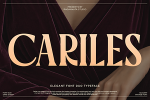 Cariles - Duo Font Sans and Serif