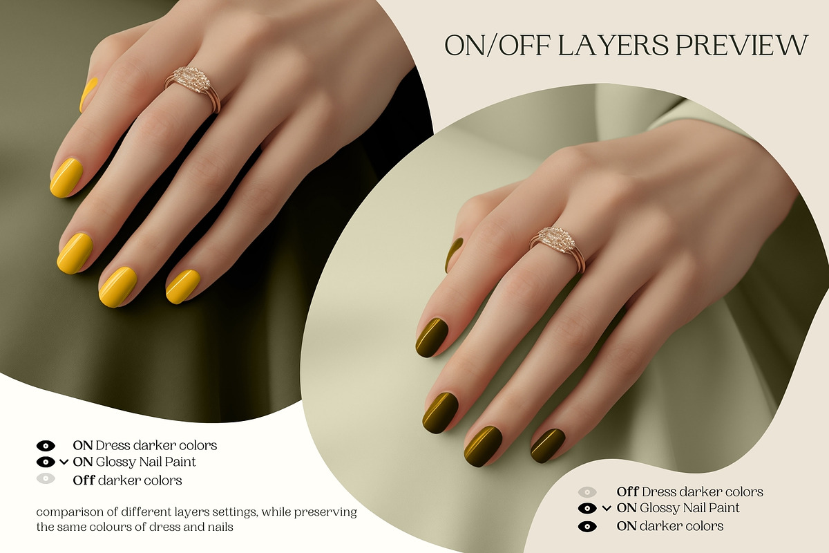 Manicure Nail Paint Hand Mockup, an Advertising Mockup by Northern Kraft (Photo 4 of 4)