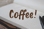 Deft Brush - Hand Drawn Font, a Font by Colt Type Co (Thumbnail 1 of 4)