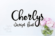 Cherlys, a Script Font by Digital Typeface Studio (Thumbnail 1 of 5)