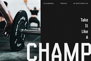 CS Champion – Sporty Font, a Sans Serif Font by Craft Supply Co. (Thumbnail 2 of 8)