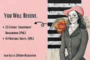 Enigmatic Women: Vintage Art, a Person Illustration by NiiiNArt (Thumbnail 2 of 7)