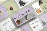 World History Quiz Presentation, a Presentation Template by KreateTribe (Thumbnail 5 of 6)