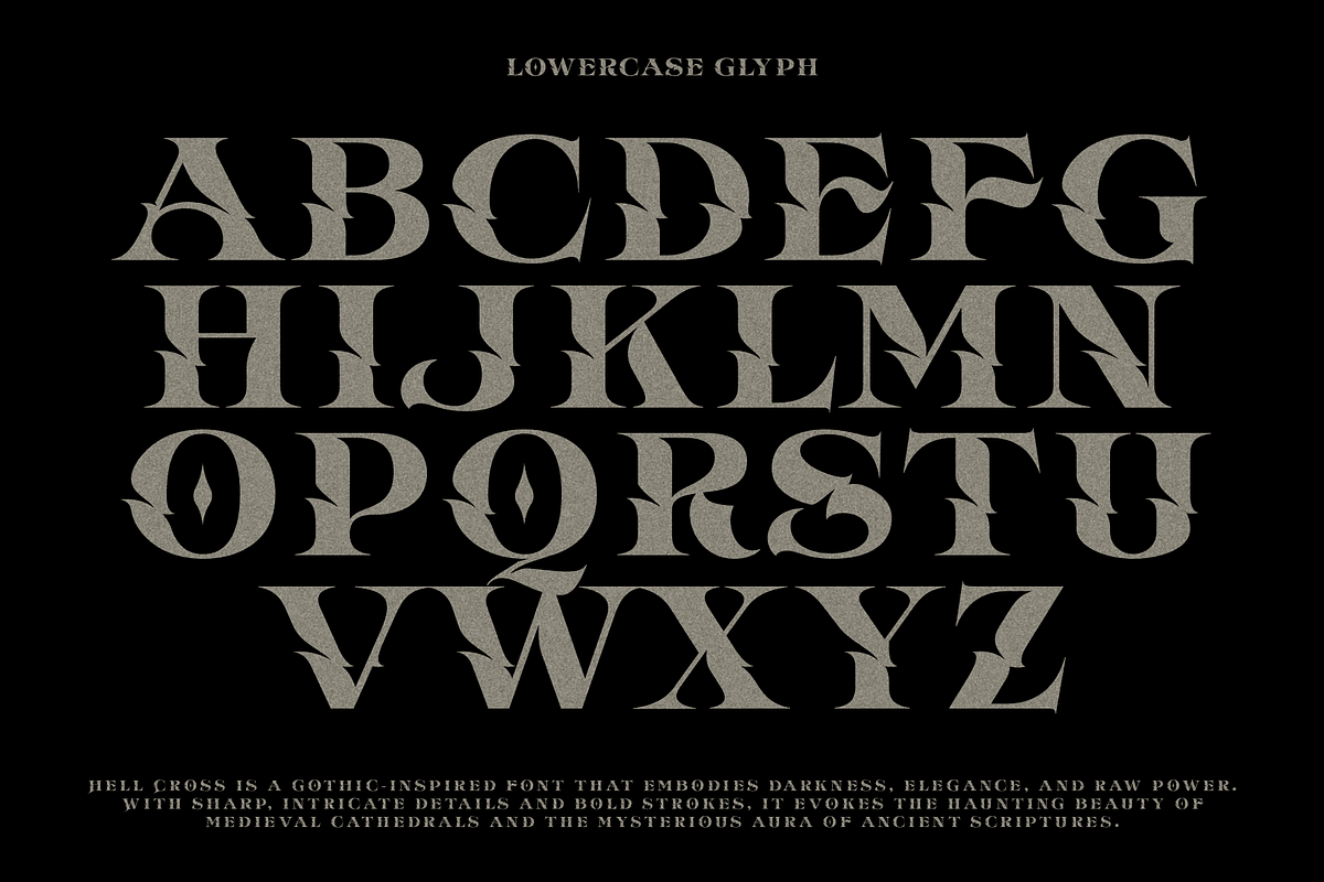 Hell Cross, a Blackletter Font by senzana (Photo 7 of 8)