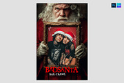 Christmas Bad Santa Flyer Template, a Flyer Template by BrandPacks (Thumbnail 1 of 3)