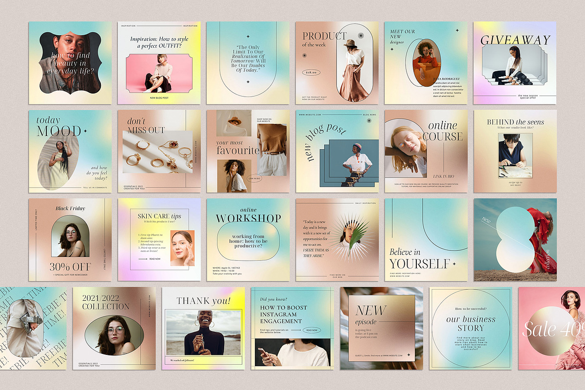 8in1 INSTAGRAM BUNDLE 75% OFF_Canva, a Social Media Template by Lyrata Studio (Photo 5 of 20)