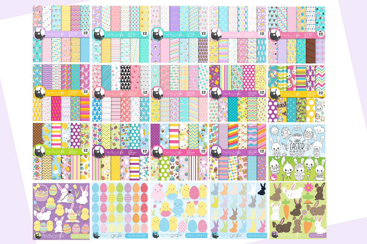 EASTER Mega Bundle - 500 in 1, an Illustration by PrettyBundles (Photo 4 of 5)