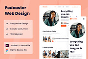 Podcast Web Design, a Wireframe Template by INSPR STD (Thumbnail 1 of 5)