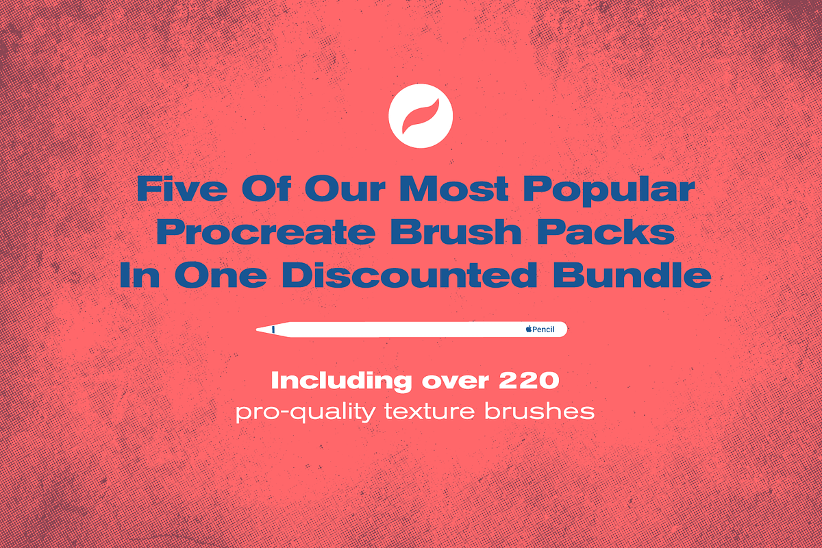 Procreate Texture Brush Bundle preview 2