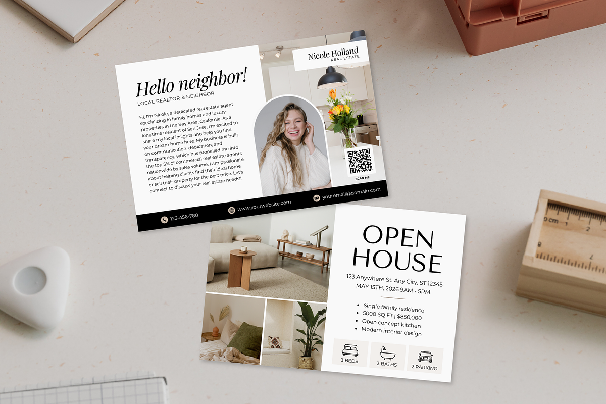 Real Estate Postcard Templates, a Card Template by ShopRShop (Photo 5 of 9)