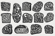 Bread Imprints: 44 Bakery Art, a Food Illustration by Veyla (Thumbnail 4 of 14)