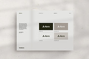 Aura / Brand Guidelines, a Brochure Template by Studio Elevate (Thumbnail 9 of 11)